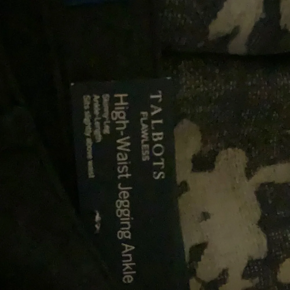 New with tags Talbots high waisted ponte knit jeggings size 12 in charcoal - Picture 4 of 6